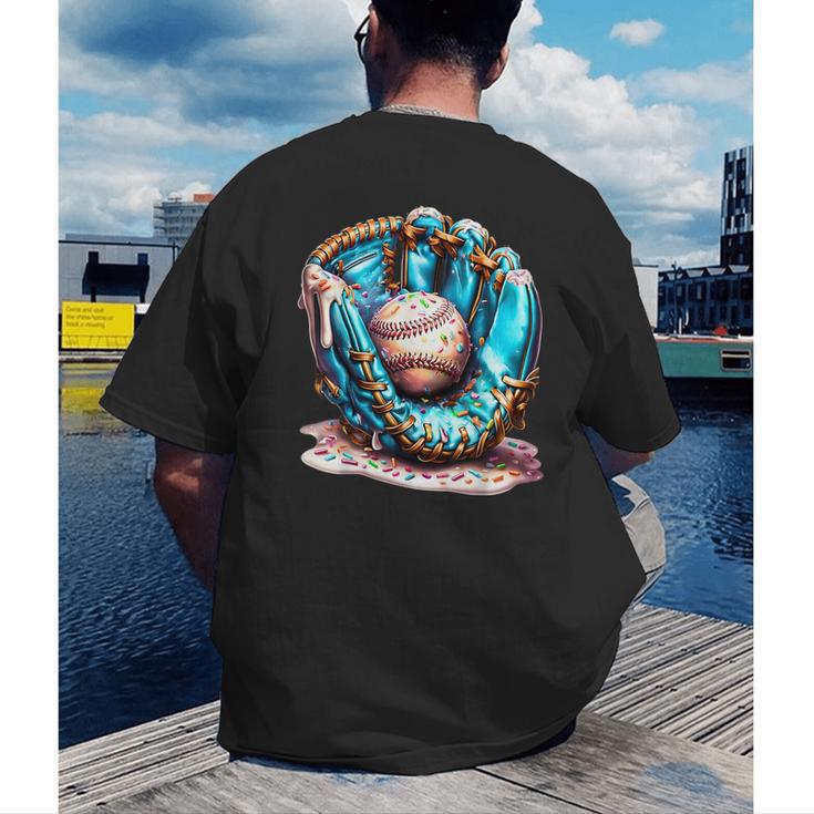 Baseball Lifestyle Apparel Youth Baseball Drip Ice Cream Men's Back Print T-Shirt