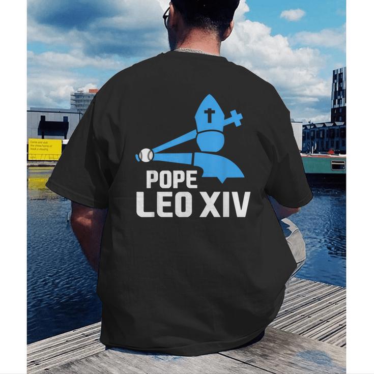 Da Pope Leo XIV Baseball Men's Back Print T-Shirt Da Pope Leo XIV Baseball Men's Back Print T-Shirt