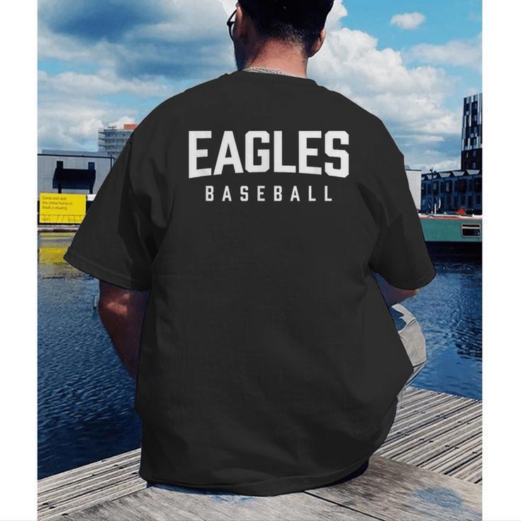 Eagles Baseball Inspired Men's Back Print T-Shirt Eagles Baseball Inspired Men's Back Print T-Shirt