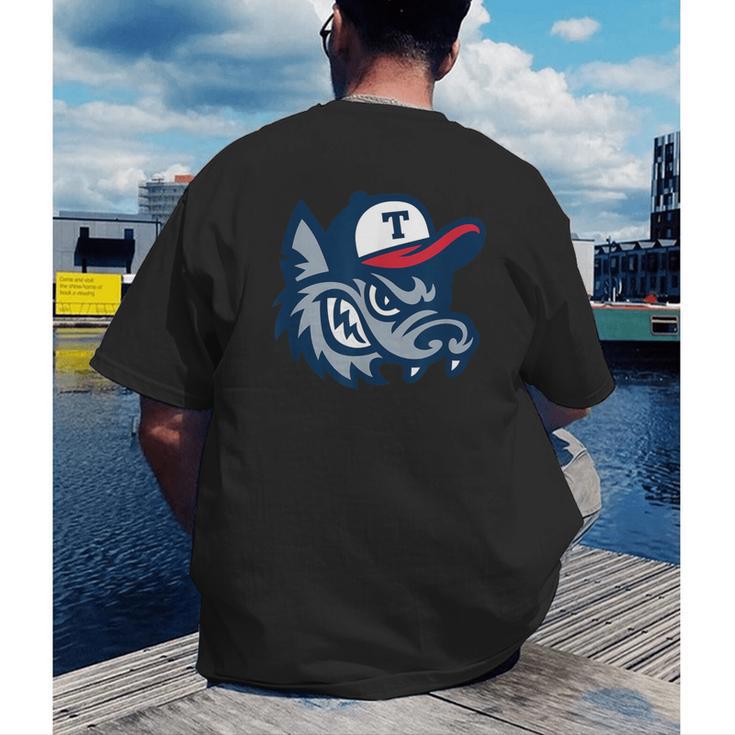 Jarrell Storm Chasers Baseball Big Logo Men's Back Print T-Shirt Jarrell Storm Chasers Baseball Big Logo Men's Back Print T-Shirt