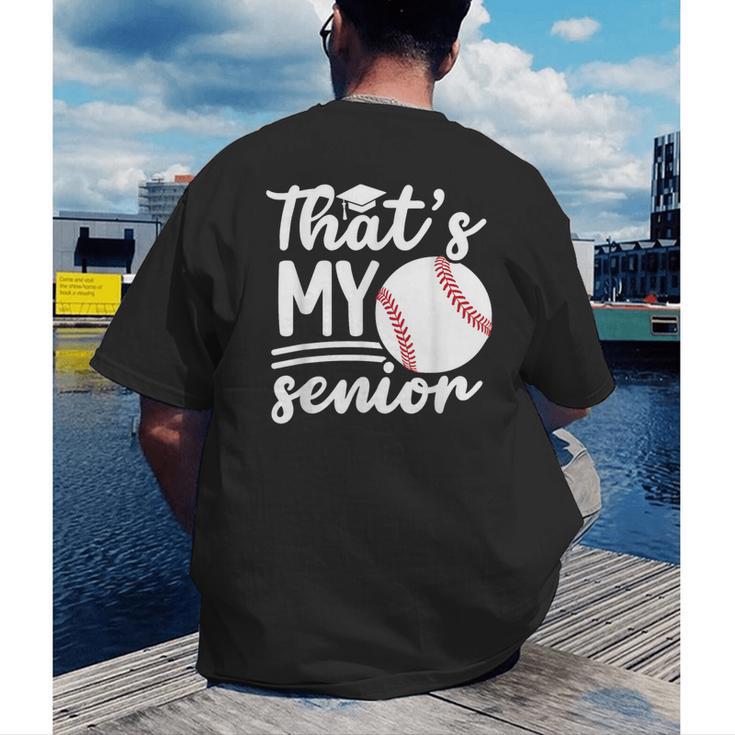 My Senior Baseball Senior Mom 2026 Baseball Senior Mama Men's Back Print T-Shirt My Senior Baseball Senior Mom 2026 Baseball Senior Mama Men's Back Print T-Shirt