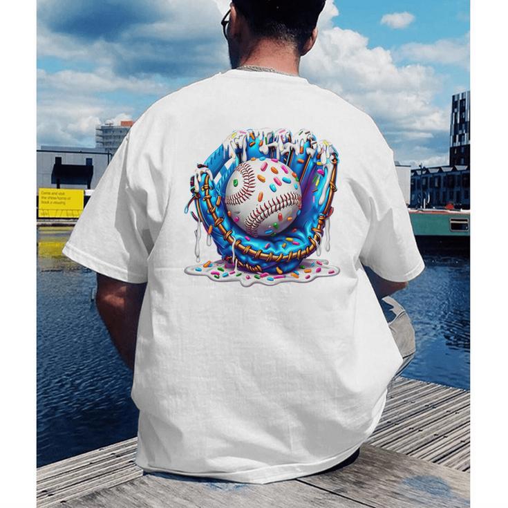 Baseball Drip For Boys Ice Cream Drip Youth Baseball Boys Premium Tri-Blend Men's Back Print T-Shirt Baseball Drip For Boys Ice Cream Drip Youth Baseball Boys Premium Tri-Blend Men's Back Print T-Shirt