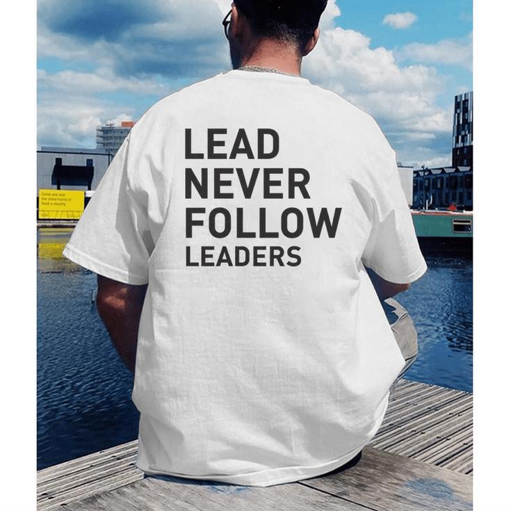 Baseball Lead Never Follow Leaders Team Captain Leadership Premium Tri-Blend Men's Back Print T-Shirt Baseball Lead Never Follow Leaders Team Captain Leadership Premium Tri-Blend Men's Back Print T-Shirt