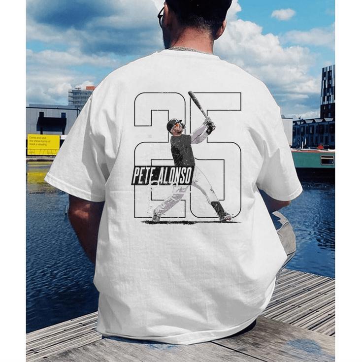 Pete Alonso Baltimore Baseball Players MLBPAL203M Men's Back Print T-Shirt