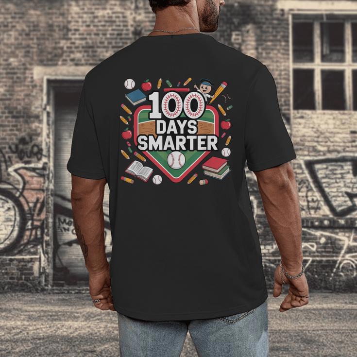 100 Day Baseball School Sports Kids Men's Back Print T-Shirt 100 Day Baseball School Sports Kids Men's Back Print T-Shirt