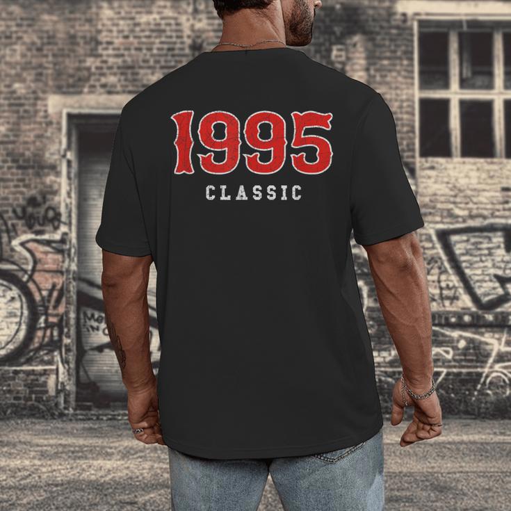 30 Year Old 1995 Classic Baseball Fan 30th Birthday Men's Back Print T-Shirt 30 Year Old 1995 Classic Baseball Fan 30th Birthday Men's Back Print T-Shirt