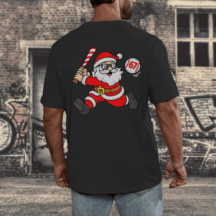 67 Baseball Santa Six Seven Meme Christmas Sport Men Boy Kid Men's Back Print T-Shirt 67 Baseball Santa Six Seven Meme Christmas Sport Men Boy Kid Men's Back Print T-Shirt