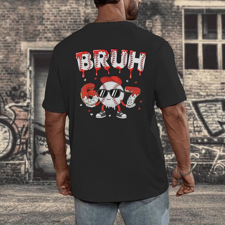 67 Bruh Valentines Baseball Boys Kids Six Seven 6 7 Men's Back Print T-Shirt