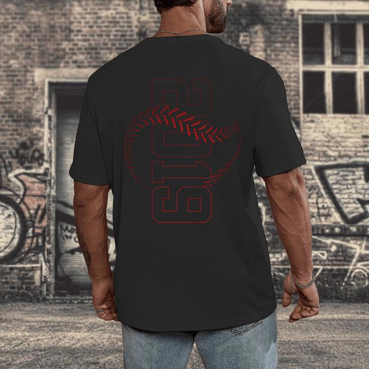 7 Years 2019 Baseball 7TH Birthday Men's Back Print T-Shirt