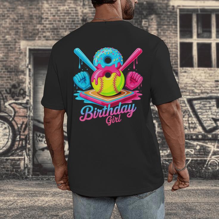 8th Birthday Baseball Ice Cream Drip 8 Years Old Girls B-Day Men's Back Print T-Shirt 8th Birthday Baseball Ice Cream Drip 8 Years Old Girls B-Day Men's Back Print T-Shirt