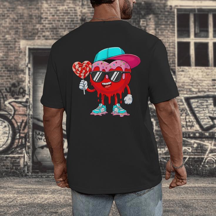 Baseball Drip Ice Cream Valentines Day Baseball Sport Boys Men's Back Print T-Shirt Baseball Drip Ice Cream Valentines Day Baseball Sport Boys Men's Back Print T-Shirt
