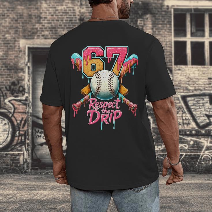 Baseball Drip Number 67 Player Sport For Men Women Kids Men's Back Print T-Shirt Baseball Drip Number 67 Player Sport For Men Women Kids Men's Back Print T-Shirt