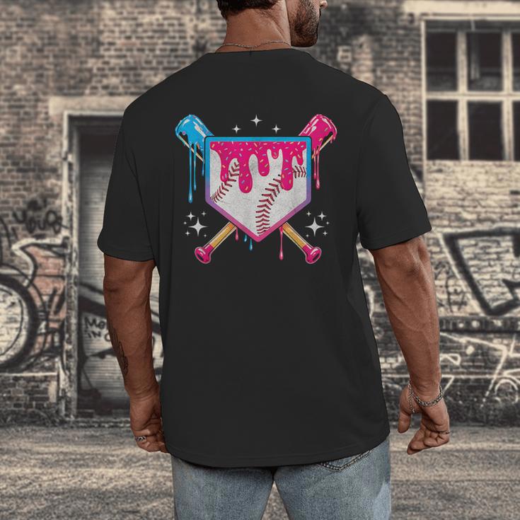 Baseball Drip Purple Glove Respect The Drip Youth Boys Girls Men's Back Print T-Shirt Baseball Drip Purple Glove Respect The Drip Youth Boys Girls Men's Back Print T-Shirt