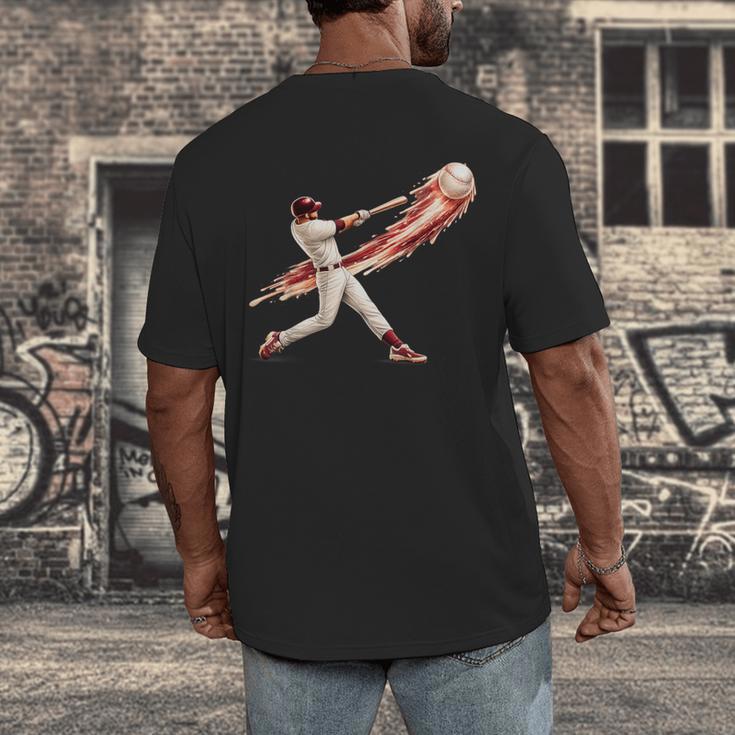 Baseball Drip Team For Boys And Girls Ice Cream Cool Men's Back Print T-Shirt Baseball Drip Team For Boys And Girls Ice Cream Cool Men's Back Print T-Shirt