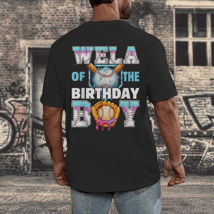 Baseball Ice Cream Drip Wela Of The Birthday Boy Men's Back Print T-Shirt Baseball Ice Cream Drip Wela Of The Birthday Boy Men's Back Print T-Shirt