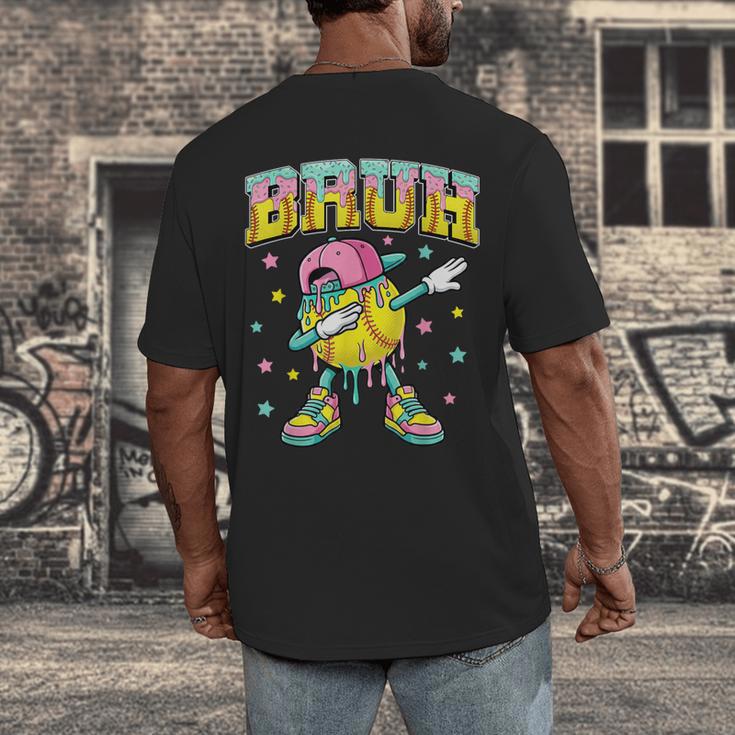 Baseball Life Style 101 Apparel Youth Drip Baseball Boys Kid Men's Back Print T-Shirt