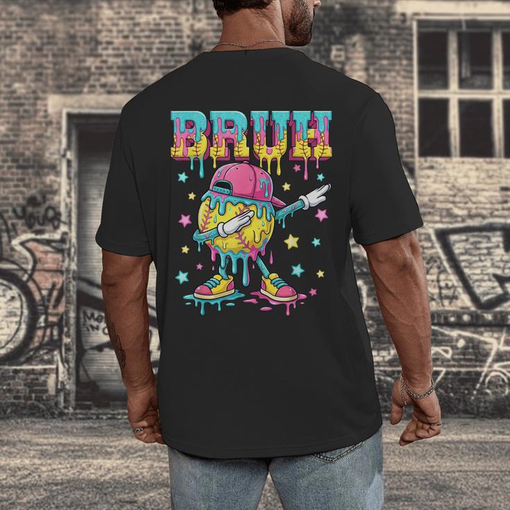 Baseball Life Style Apparel Youth Drip Baseball Boys Kid Men's Back Print T-Shirt