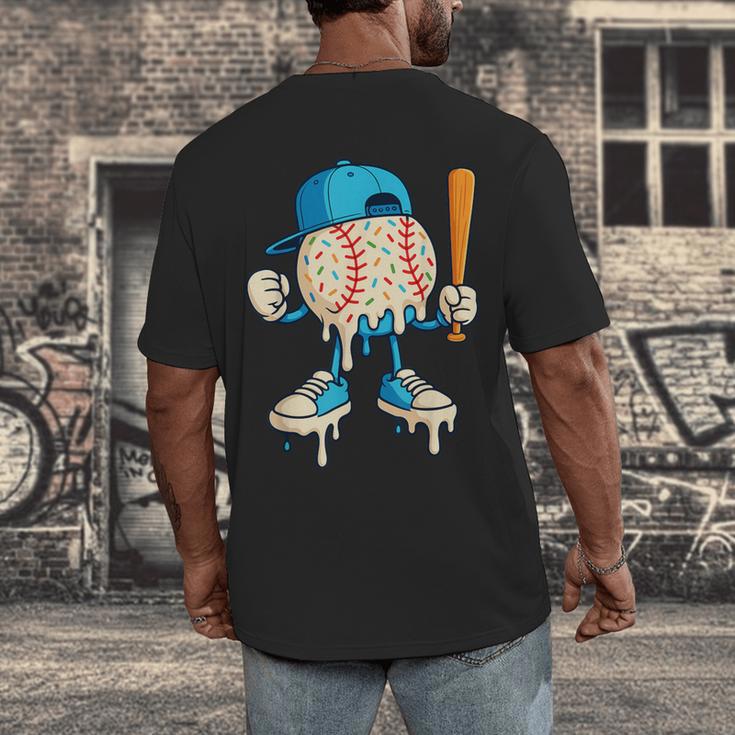 Cool Drip Baseball Shirt Youth Baseball Drip Men's Back Print T-Shirt Cool Drip Baseball Shirt Youth Baseball Drip Men's Back Print T-Shirt