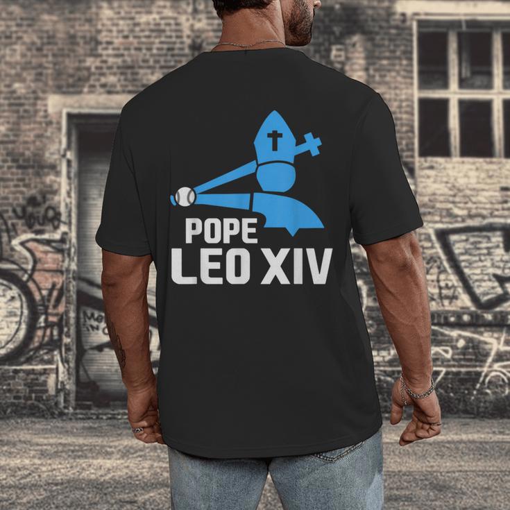 Da Pope Leo XIV Baseball Men's Back Print T-Shirt Da Pope Leo XIV Baseball Men's Back Print T-Shirt
