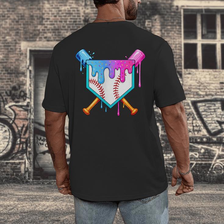 Dripping Baseball Pocket Respect The Drip Boys Baseball Men's Back Print T-Shirt Dripping Baseball Pocket Respect The Drip Boys Baseball Men's Back Print T-Shirt