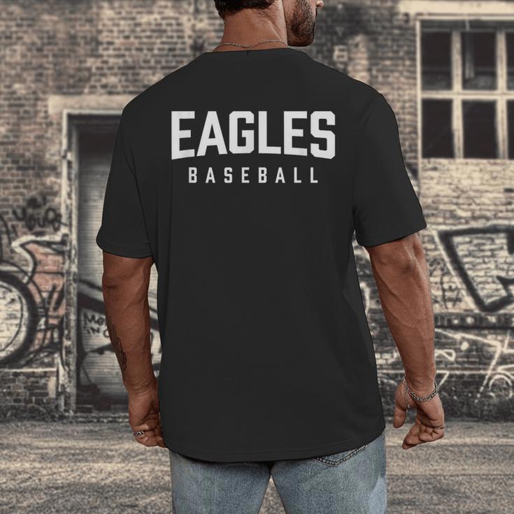 Eagles Baseball Inspired Men's Back Print T-Shirt Eagles Baseball Inspired Men's Back Print T-Shirt