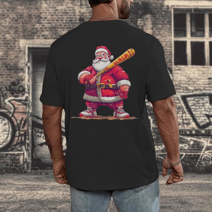 Festive Baseball Bat Costume For Adults And Kids Men's Back Print T-Shirt Festive Baseball Bat Costume For Adults And Kids Men's Back Print T-Shirt