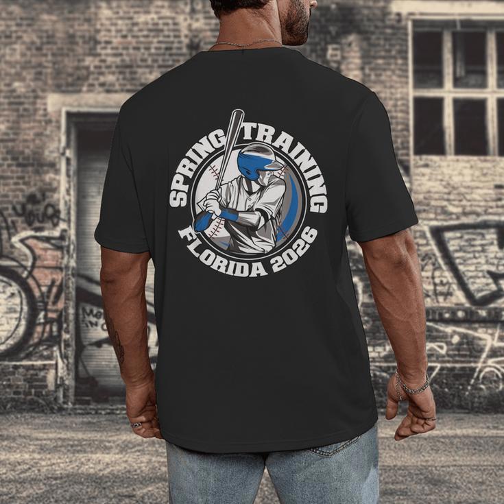 Florida Spring Trainings 2026 Baseball Grapefruit Cactus Men's Back Print T-Shirt Florida Spring Trainings 2026 Baseball Grapefruit Cactus Men's Back Print T-Shirt