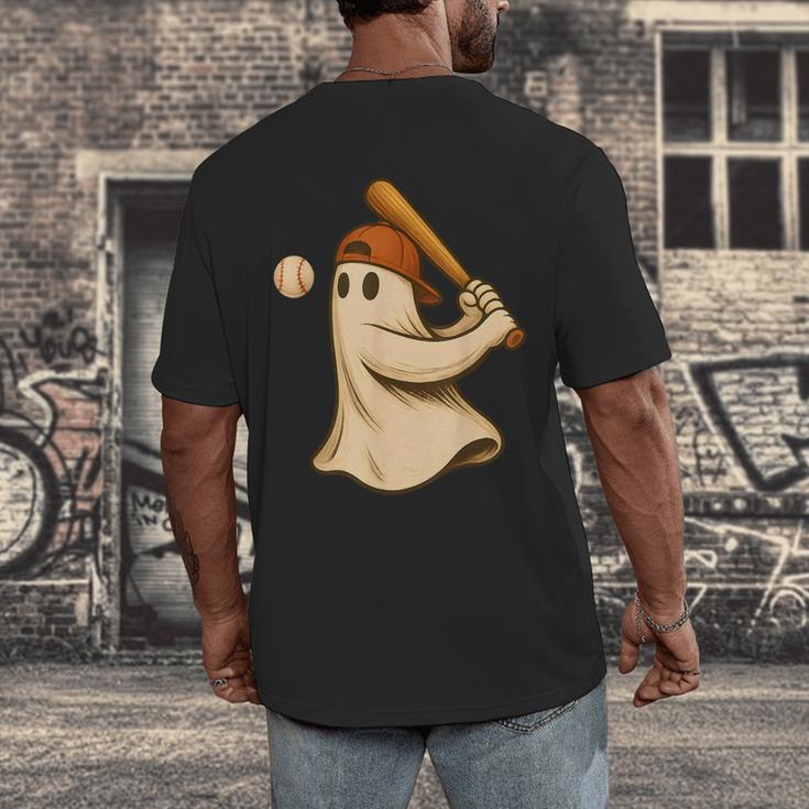 Ghost Baseball Halloween Costume Men Boys Kids Men's Back Print T-Shirt Ghost Baseball Halloween Costume Men Boys Kids Men's Back Print T-Shirt
