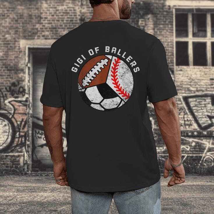 Gigi Of Ballers Baseball Soccer Football Gigi Men's Back Print T-Shirt Gigi Of Ballers Baseball Soccer Football Gigi Men's Back Print T-Shirt