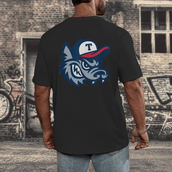 Jarrell Storm Chasers Baseball Big Logo Men's Back Print T-Shirt Jarrell Storm Chasers Baseball Big Logo Men's Back Print T-Shirt