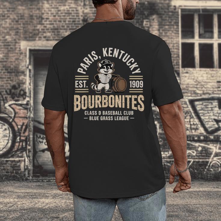 Paris Kentucky Bourbonites Baseball Heritage Men's Back Print T-Shirt Paris Kentucky Bourbonites Baseball Heritage Men's Back Print T-Shirt