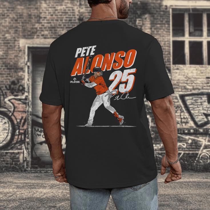 Pete Alonso Baltimore Baseball Players MLBPAL201M Men's Back Print T-Shirt Pete Alonso Baltimore Baseball Players MLBPAL201M Men's Back Print T-Shirt