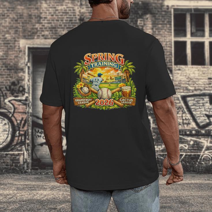 Women's Awesome Spring Trainings 2026 Baseball Arizona Florida Men's Back Print T-Shirt
