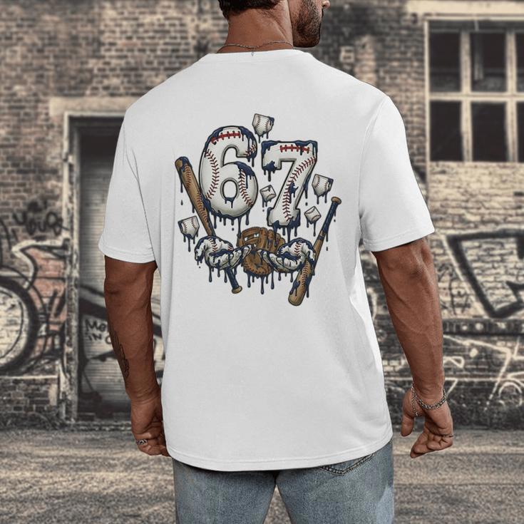 67 Baseball Six Seven Baseball 6 7 Kids Boys Girls Premium Tri-Blend Men's Back Print T-Shirt 67 Baseball Six Seven Baseball 6 7 Kids Boys Girls Premium Tri-Blend Men's Back Print T-Shirt