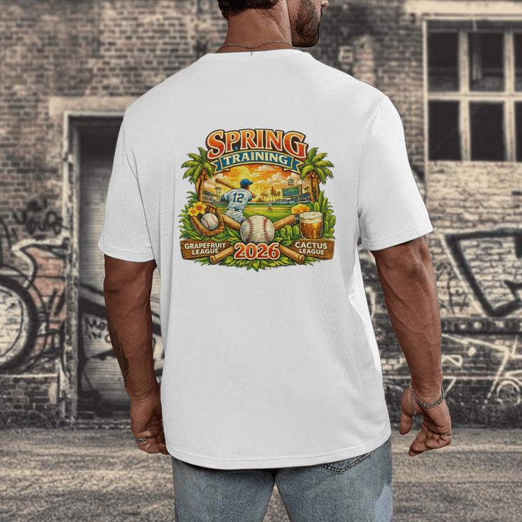 Awesome Spring Trainings 2026 Baseball Arizona Florida Men's Back Print T-Shirt