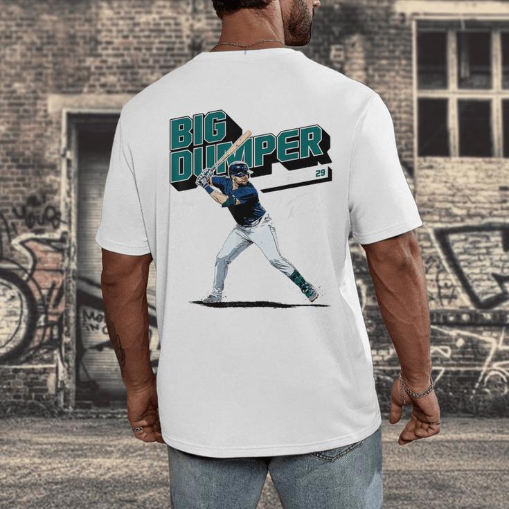 Cal Raleigh Seattle MLB Baseball Players MLBCRA205M Men's Back Print T-Shirt Cal Raleigh Seattle MLB Baseball Players MLBCRA205M Men's Back Print T-Shirt