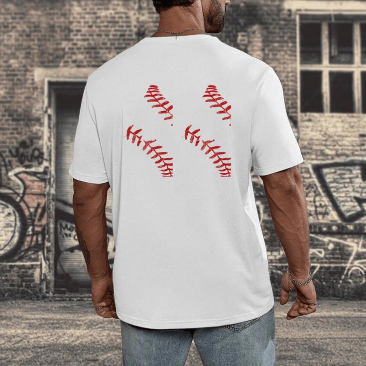 Distressed Baseball Number 44 Jersey Uniform Player Fan Men's Back Print T-Shirt Distressed Baseball Number 44 Jersey Uniform Player Fan Men's Back Print T-Shirt