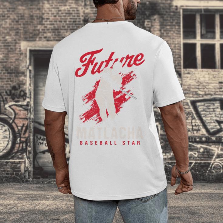 Future Matlacha Baseball Star Baseball Player Sports Theme Premium Tri-Blend Men's Back Print T-Shirt