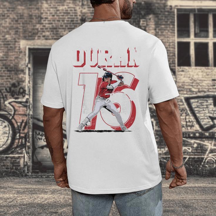 Jarren Duran Boston MLB Baseball Players MLBJDU201M Men's Back Print T-Shirt Jarren Duran Boston MLB Baseball Players MLBJDU201M Men's Back Print T-Shirt