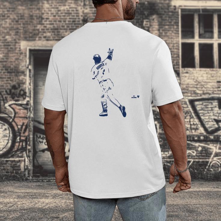 Philly Bedlam Bedlam At The Bank Philadelphia Baseball Premium Tri-Blend Men's Back Print T-Shirt