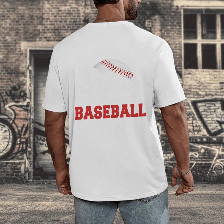 Proud Sister Of A Baseball Senior Class Of 2026 Graduation Men's Back Print T-Shirt
