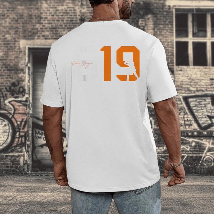 Retro San Diego 619 Vintage 90's Baseball Sports Style Lover Men's Back Print T-Shirt