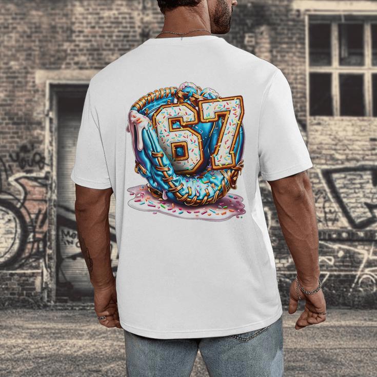 Six Seven Baseball Lifestyle 67 Meme Gen Alpha Slang Premium Tri-Blend Men's Back Print T-Shirt Six Seven Baseball Lifestyle 67 Meme Gen Alpha Slang Premium Tri-Blend Men's Back Print T-Shirt