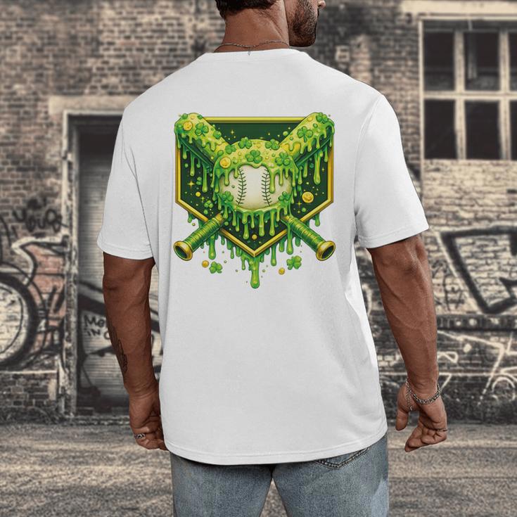 St Patrick's Day Baseball Boys Ice Cream Drip Youth Kids Premium Tri-Blend Men's Back Print T-Shirt St Patrick's Day Baseball Boys Ice Cream Drip Youth Kids Premium Tri-Blend Men's Back Print T-Shirt