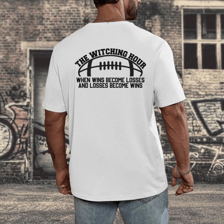 The Witching Hour When Wins Become Losses Baseball Premium Tri-Blend Men's Back Print T-Shirt The Witching Hour When Wins Become Losses Baseball Premium Tri-Blend Men's Back Print T-Shirt
