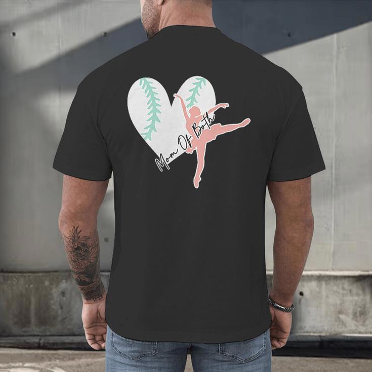 2 Sided Sorry Can't Dance Baseball Bye Mom Of Both Men's Back Print T-Shirt 2 Sided Sorry Can't Dance Baseball Bye Mom Of Both Men's Back Print T-Shirt