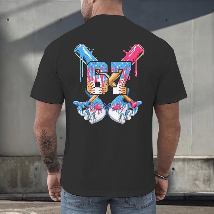 67 Baseball Drip Birthday Boy For Men Boys Kids Youth Men's Back Print T-Shirt 67 Baseball Drip Birthday Boy For Men Boys Kids Youth Men's Back Print T-Shirt