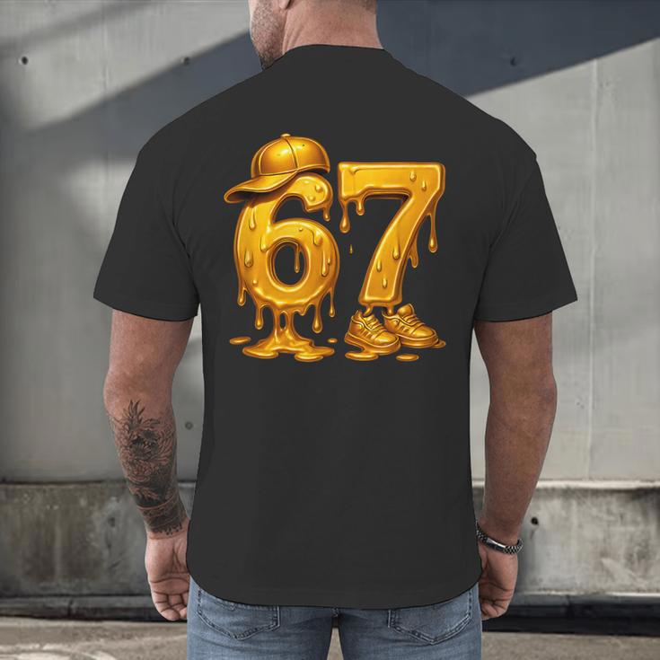 67 Brain Rot Meme Baseball Ice Cream Drip For Kids & Teens Men's Back Print T-Shirt 67 Brain Rot Meme Baseball Ice Cream Drip For Kids & Teens Men's Back Print T-Shirt