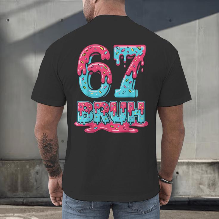67 Ice Cream Drip Baseball For Men Women Kids Men's Back Print T-Shirt 67 Ice Cream Drip Baseball For Men Women Kids Men's Back Print T-Shirt