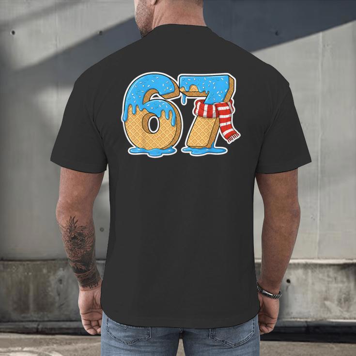 67 Ice Cream Drip Six Seven Baseball Drip 67 Boys Meme Men's Back Print T-Shirt 67 Ice Cream Drip Six Seven Baseball Drip 67 Boys Meme Men's Back Print T-Shirt